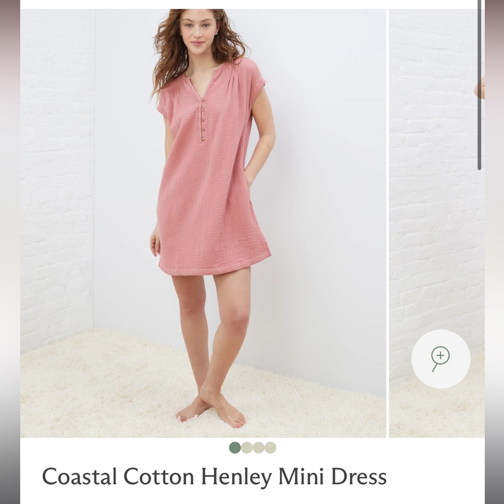 UpWest Coastal Cotton Mini Dress - Size Small NWT